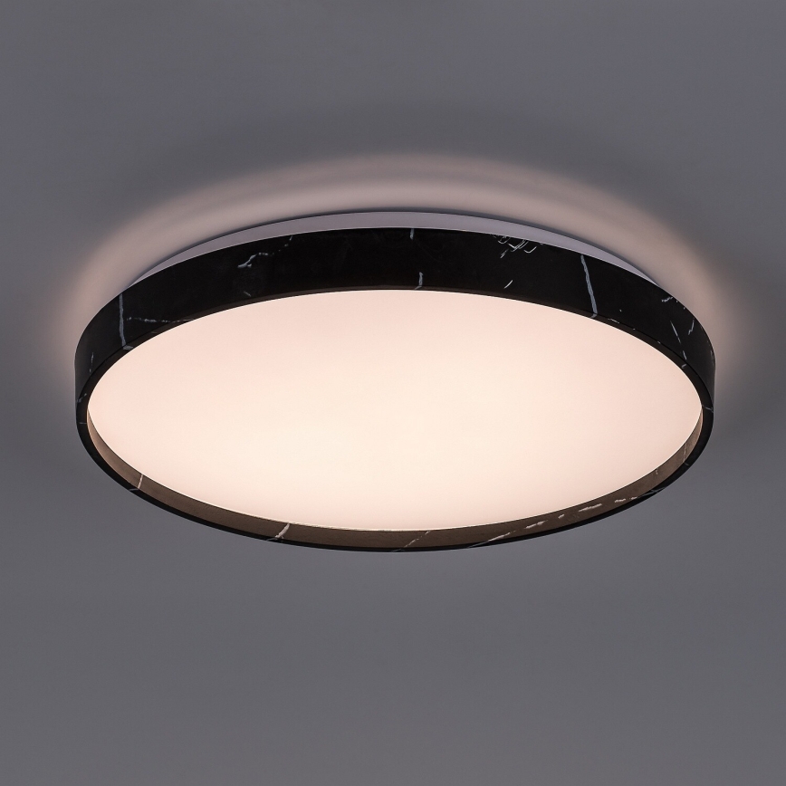 Rabalux - Plafonnier LED dimmable LED/24W/230V 3000-6500K Ø 38 cm noir + télécommande