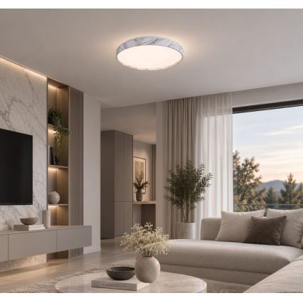 Rabalux - plafonnier LED dimmable LED/24W/230V 3000-6500K Ø 38 cm blanc + télécommande