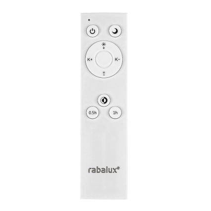 Rabalux - plafonnier LED dimmable LED/24W/230V 3000-6500K Ø 38 cm blanc + télécommande
