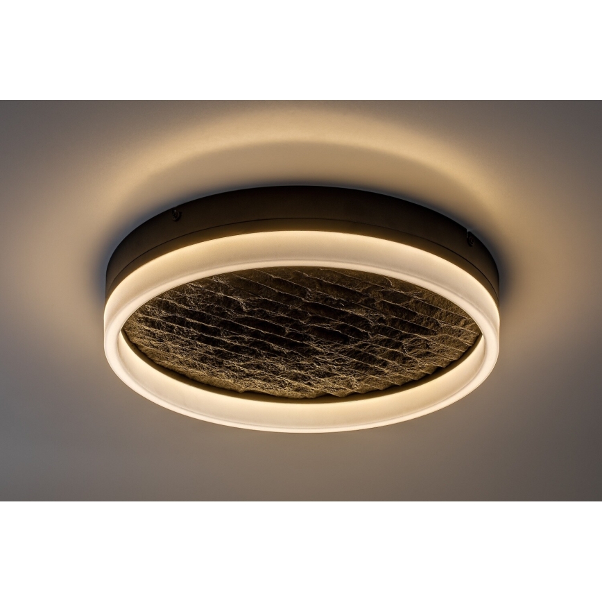 Rabalux - Plafonnier LED dimmable LED/24W/230V 3000-6500K Ø 40 cm noir + télécommande
