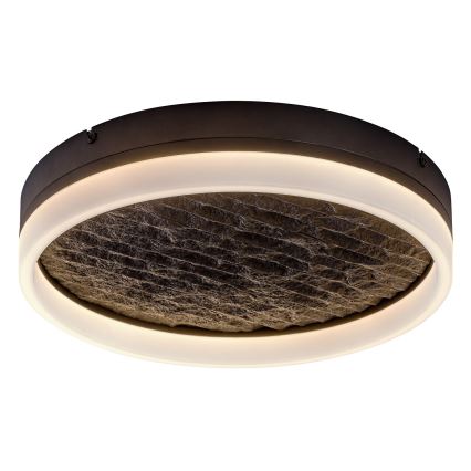 Rabalux - Plafonnier LED dimmable LED/24W/230V 3000-6500K Ø 40 cm noir + télécommande
