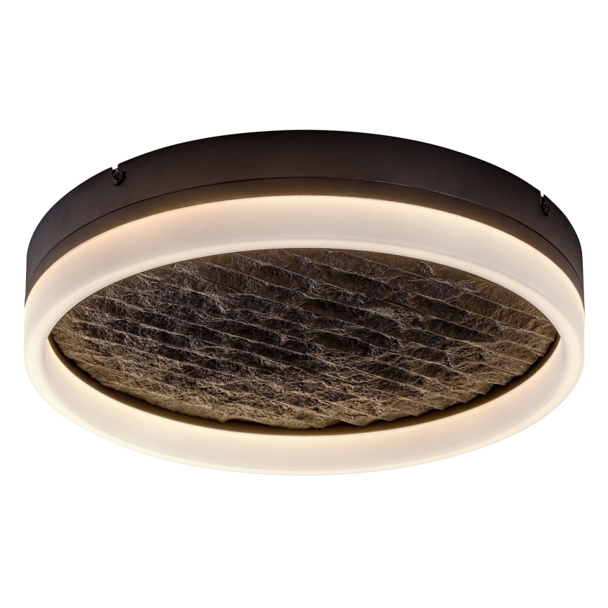 Rabalux - Plafonnier LED dimmable LED/24W/230V 3000-6500K Ø 40 cm noir + télécommande