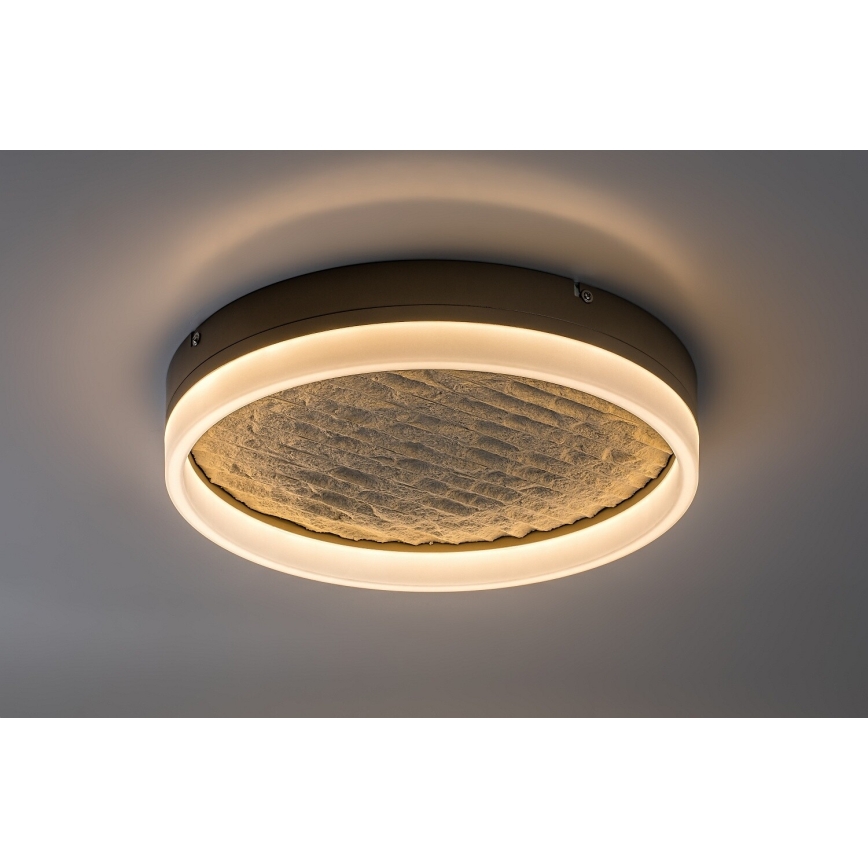 Rabalux - Plafonnier LED dimmable LED/24W/230V 3000-6500K Ø 40 cm beige + télécommande