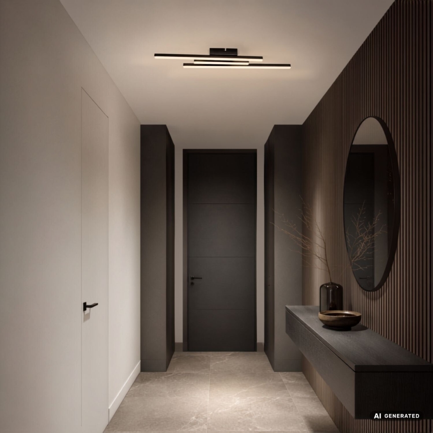 Rabalux - LED Plafonnier LED/18W/230V 3000K noir