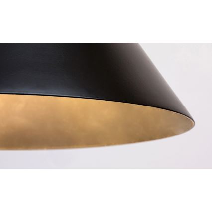 Rabalux - Suspension sur câble 1xE27/40W/230V Ø 25 cm noire