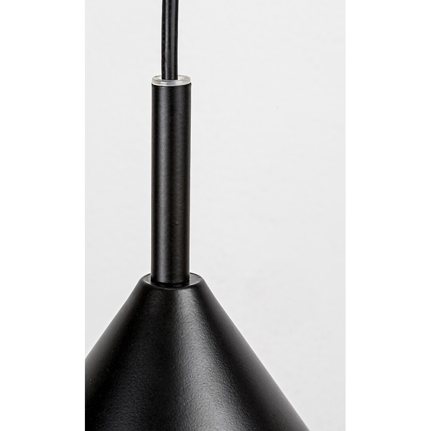 Rabalux - Suspension sur câble 1xE27/40W/230V Ø 25 cm noire