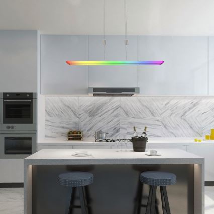 Rabalux - Suspension filaire RGB à intensité variable LED/24W/230V Wi-Fi Tuya + Télécommande