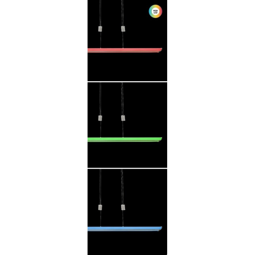 Rabalux - Suspension filaire RGB à intensité variable LED/24W/230V Wi-Fi Tuya + Télécommande