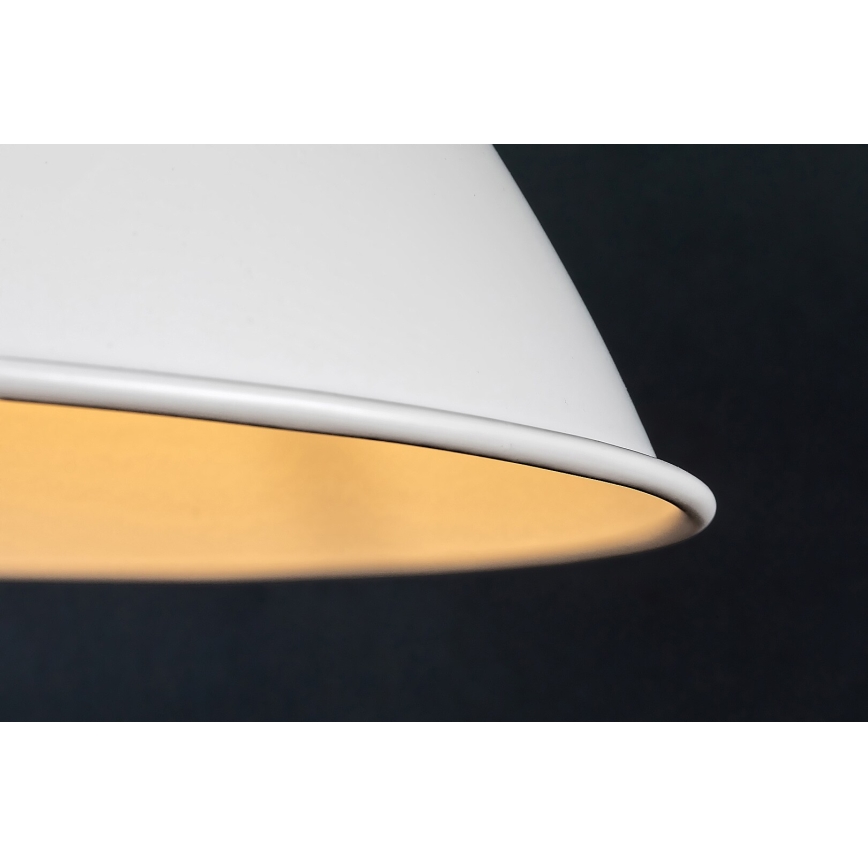 Rabalux - Suspension sur câble 1xE27/60W/230V Ø 36 cm blanche
