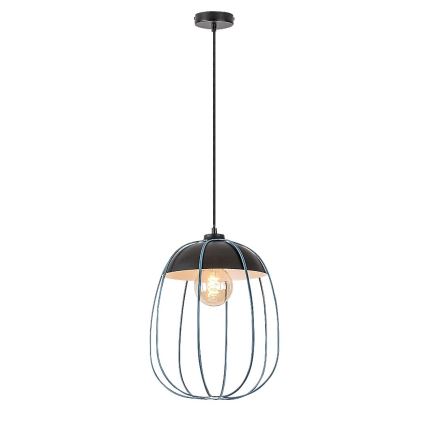Rabalux - Suspension filaire 1xE27/60W/230V noir/bleu