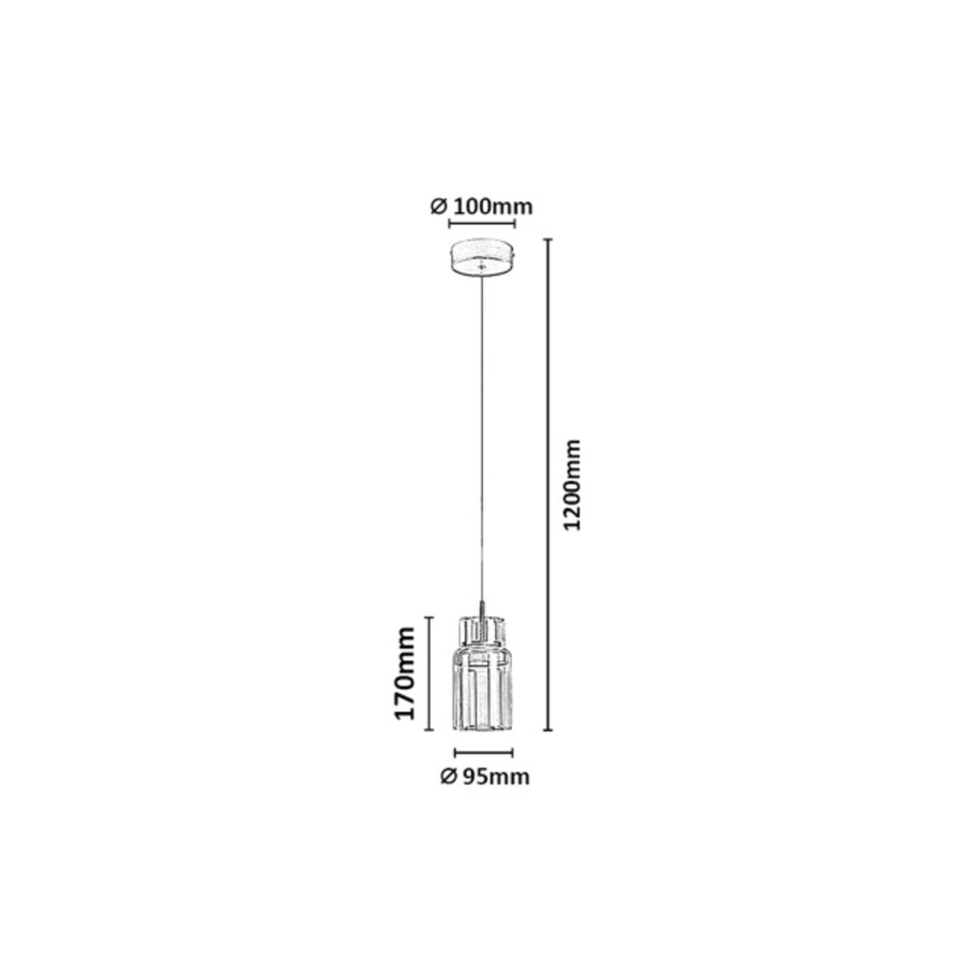 Rabalux - Suspension LED sur câble LED/10W/230V 3000K dorée