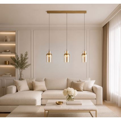 Rabalux - Suspension LED sur câble LED/27W/230V 3000K dorée