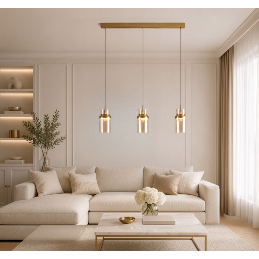 Rabalux - Suspension LED sur câble LED/27W/230V 3000K dorée