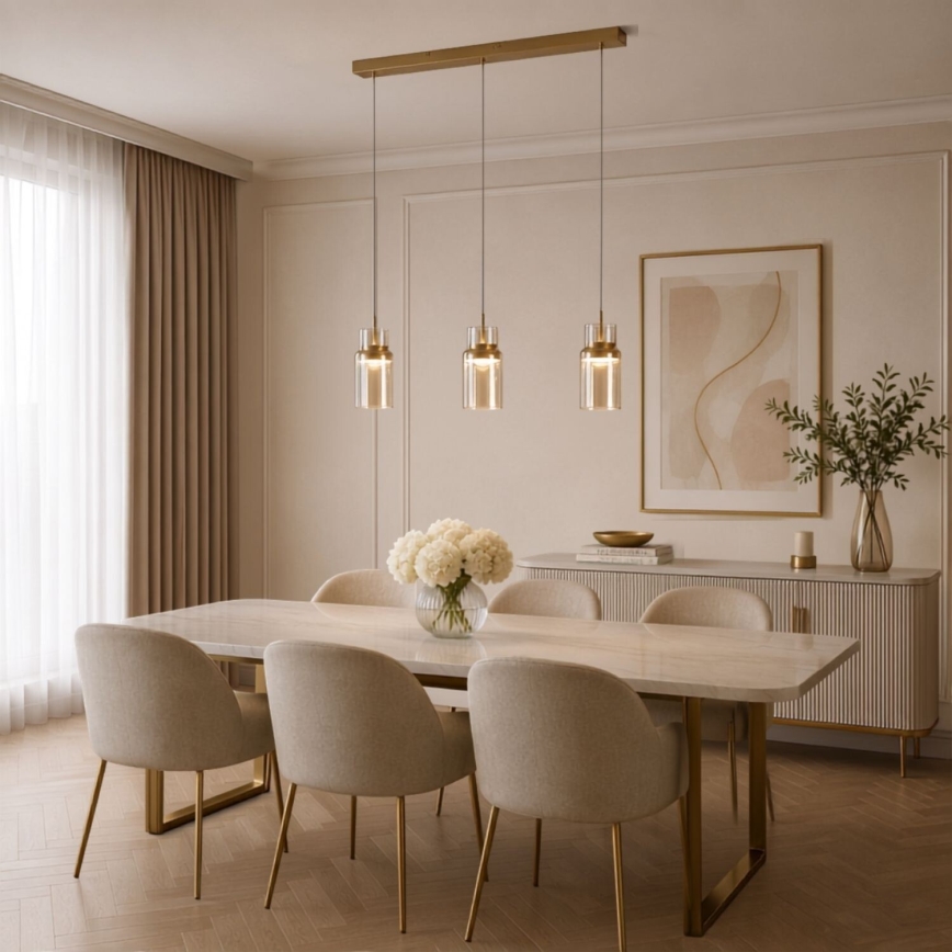 Rabalux - Suspension LED sur câble LED/27W/230V 3000K dorée