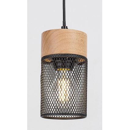 Rabalux - Suspension filaire 1xE27/25W/230V hêtre