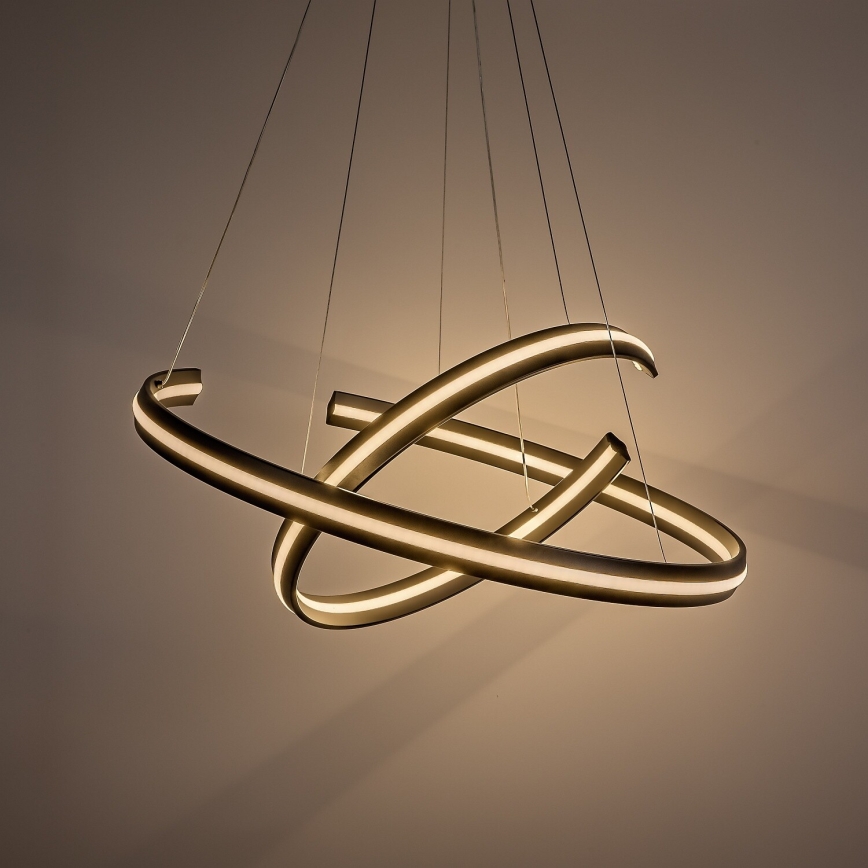 Rabalux - Lustre LED dimmable sur câble LED/80W/230V 3000-6500K noir + télécommande