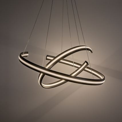 Rabalux - Lustre LED dimmable sur câble LED/80W/230V 3000-6500K noir + télécommande