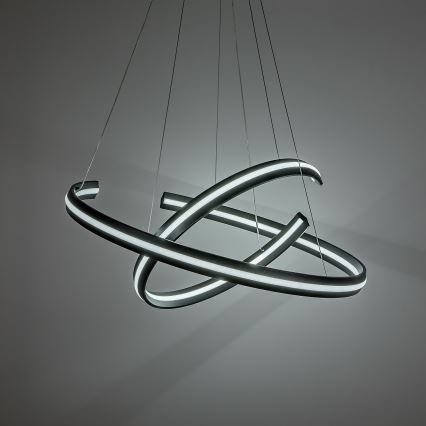 Rabalux - Lustre LED dimmable sur câble LED/80W/230V 3000-6500K noir + télécommande