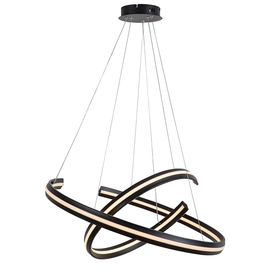 Rabalux - Lustre LED dimmable sur câble LED/80W/230V 3000-6500K noir + télécommande
