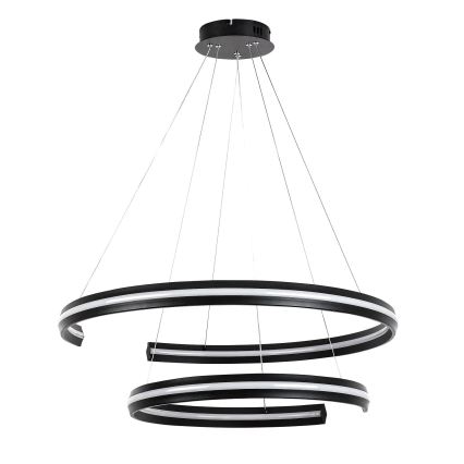 Rabalux - Lustre LED dimmable sur câble LED/80W/230V 3000-6500K noir + télécommande