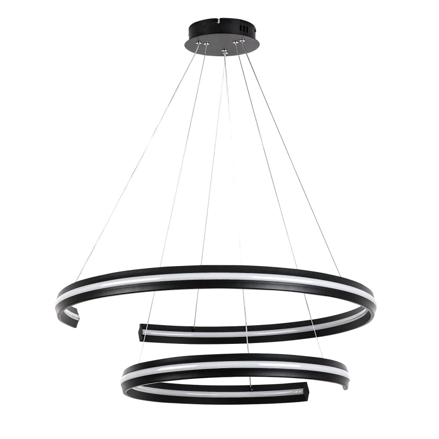Rabalux - Lustre LED dimmable sur câble LED/80W/230V 3000-6500K noir + télécommande