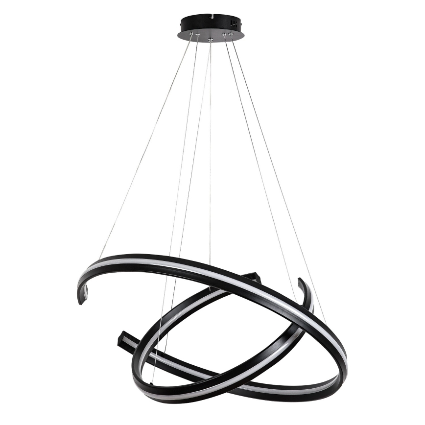 Rabalux - Lustre LED dimmable sur câble LED/80W/230V 3000-6500K noir + télécommande