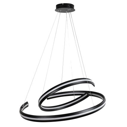 Rabalux - Lustre LED dimmable sur câble LED/80W/230V 3000-6500K noir + télécommande