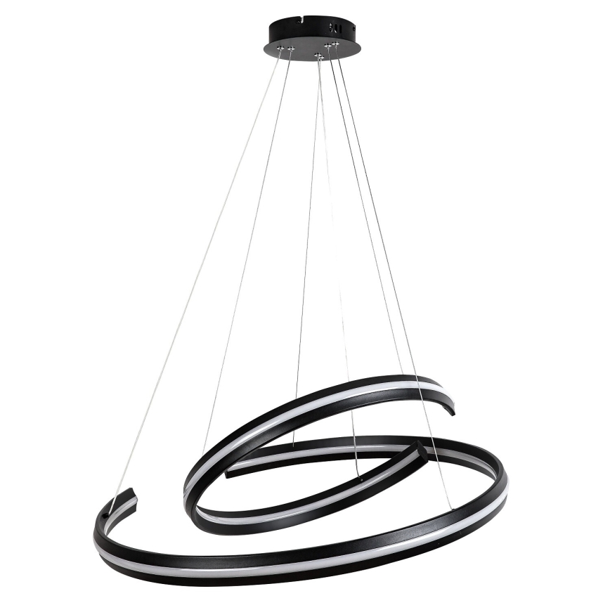 Rabalux - Lustre LED dimmable sur câble LED/80W/230V 3000-6500K noir + télécommande