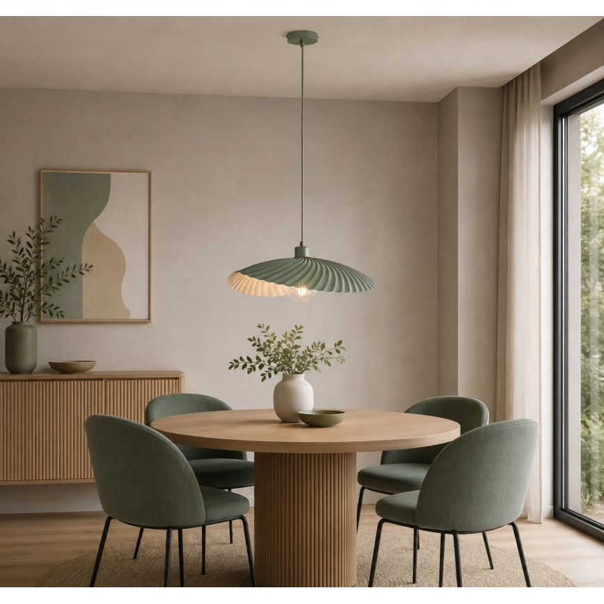 Rabalux - Suspension sur câble 1xE27/40W/230V verte