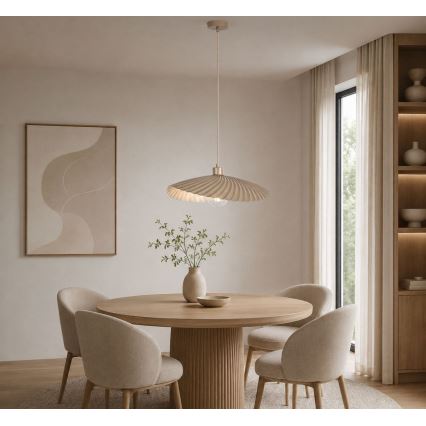 Rabalux - Suspension sur câble 1xE27/40W/230V beige
