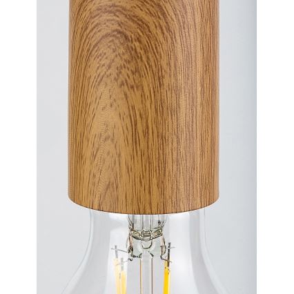 Rabalux - Suspension filaire 5xE27/60W/230V araignée hêtre