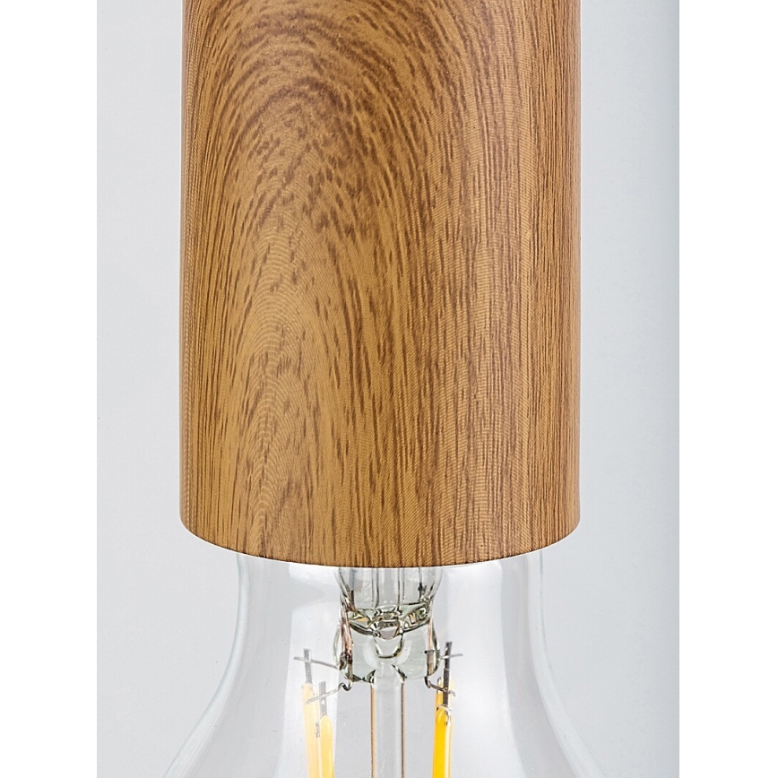 Rabalux - Suspension filaire 5xE27/60W/230V araignée hêtre