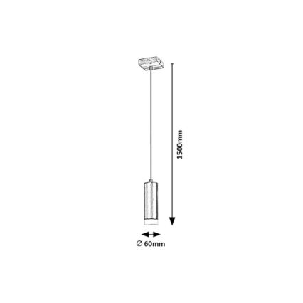 Rabalux - Suspension filaire 1xGU10/5W/230V chêne