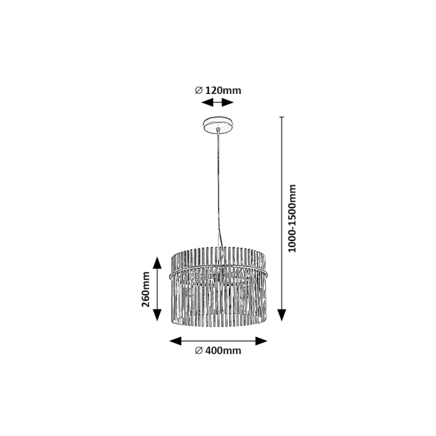 Rabalux - Suspension filaire 1xE27/40W/230V