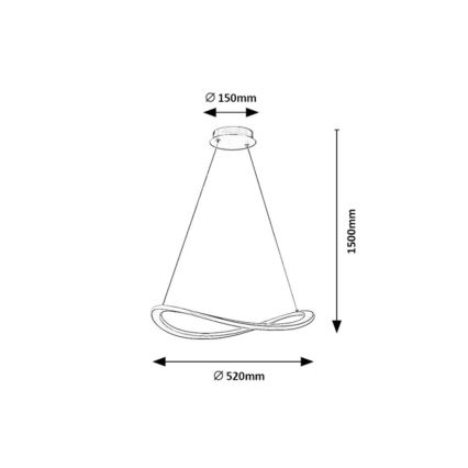 Rabalux - Suspension LED sur câble LED/40W/230V 3000K