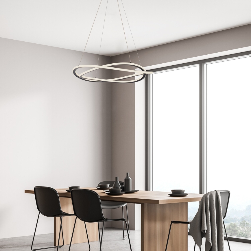 Rabalux - Suspension LED à intensité variable sur câble LED/75W/230V 3000-6500K + télécommande