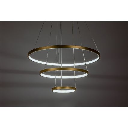 Rabalux - Lustre LED dimmable suspendu sur câble LED/90W/230V 3000-6500K + télécommande