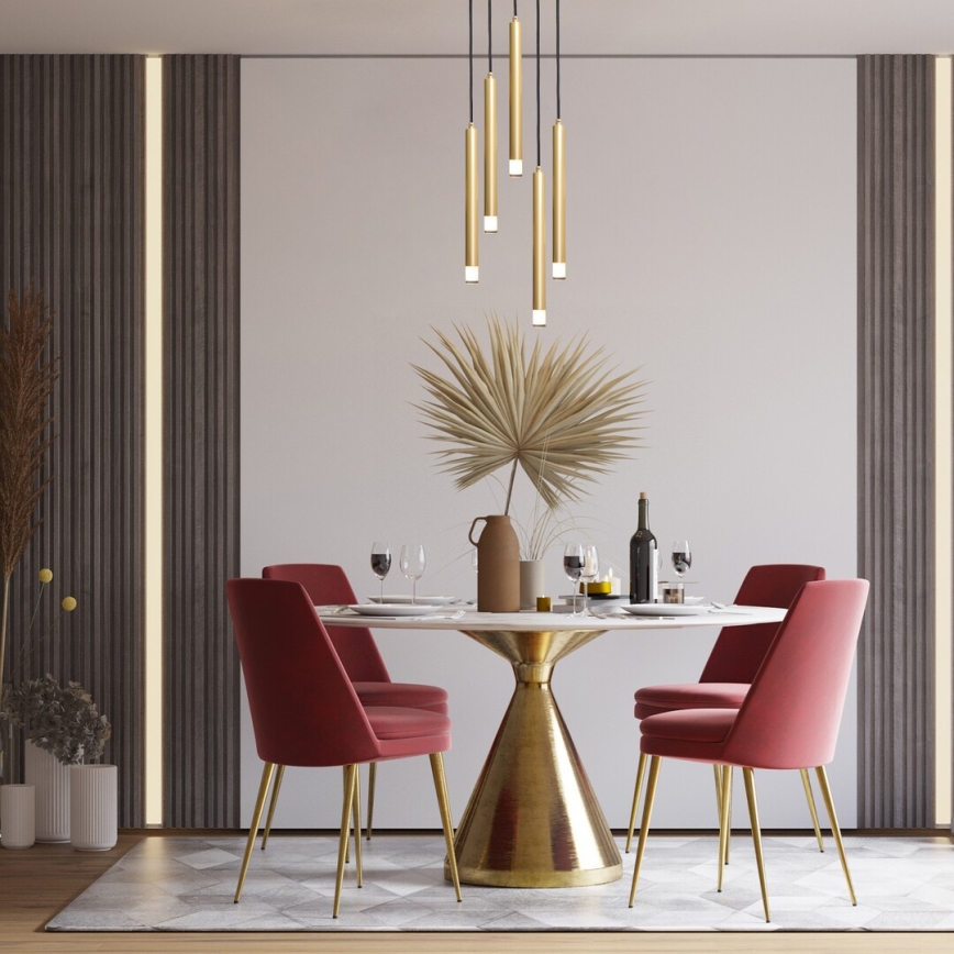 Rabalux - Suspension filaire 5xG9/5W/230V doré