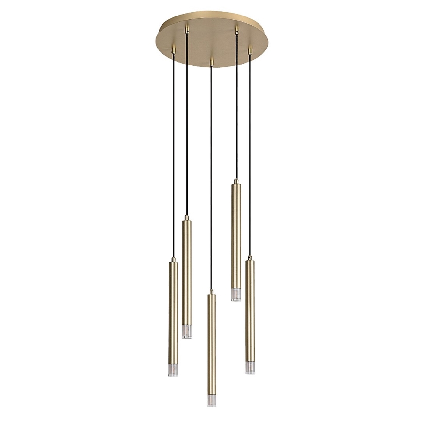 Rabalux - Suspension filaire 5xG9/5W/230V doré