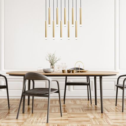 Rabalux - Suspension filaire 10xG9/5W/230V doré
