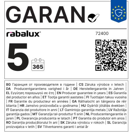 Rabalux - Suspension LED dimmable sur câble LED/50W/230V 3000-6500K + télécommande