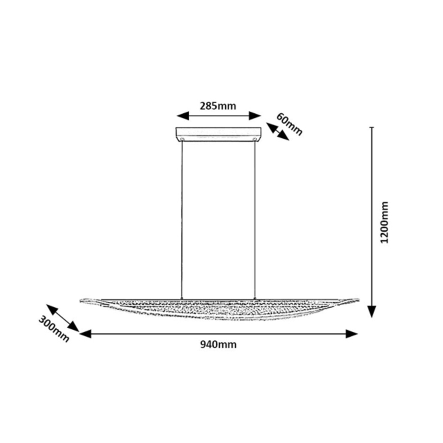 Rabalux - Lustre LED suspendu sur câble LED/32W/230V 3000K