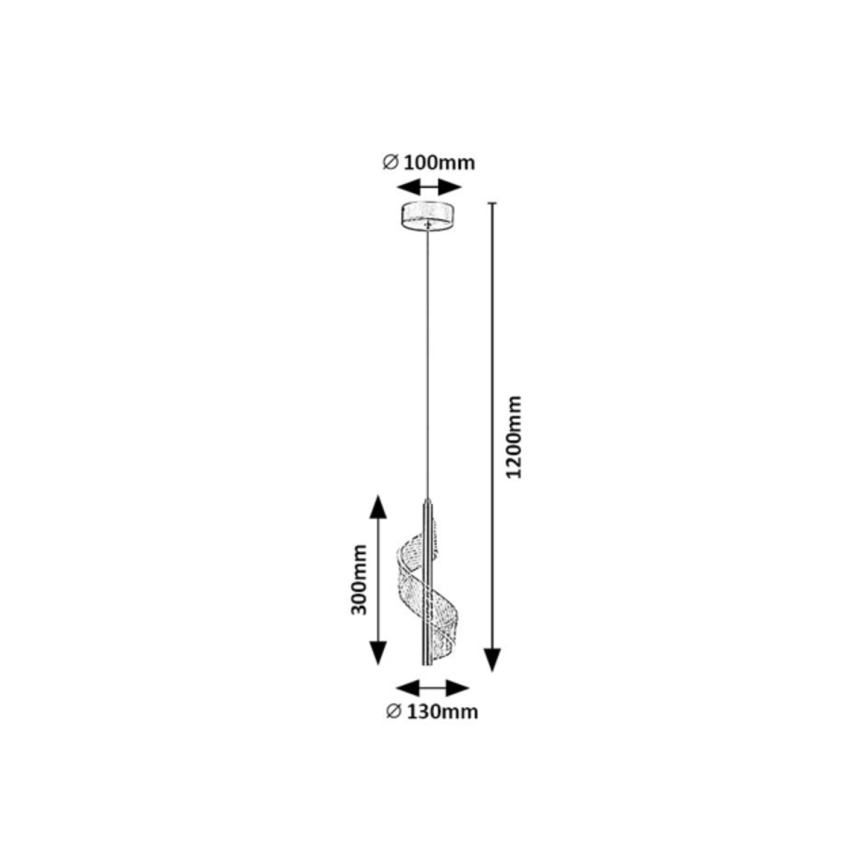 Rabalux - Lustre LED suspendu sur câble LED/6W/230V 3000K