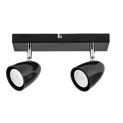 Rabalux - Spot 2xGU10/5W/230V noir