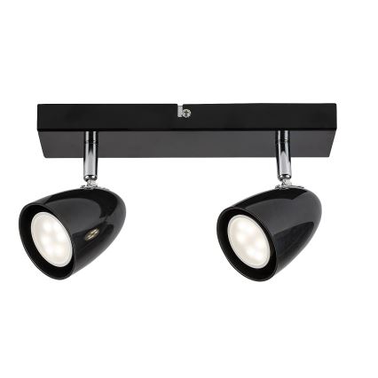 Rabalux - Spot 2xGU10/5W/230V noir