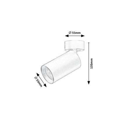 Rabalux - Spot 1xGU10/7W/230V blanc
