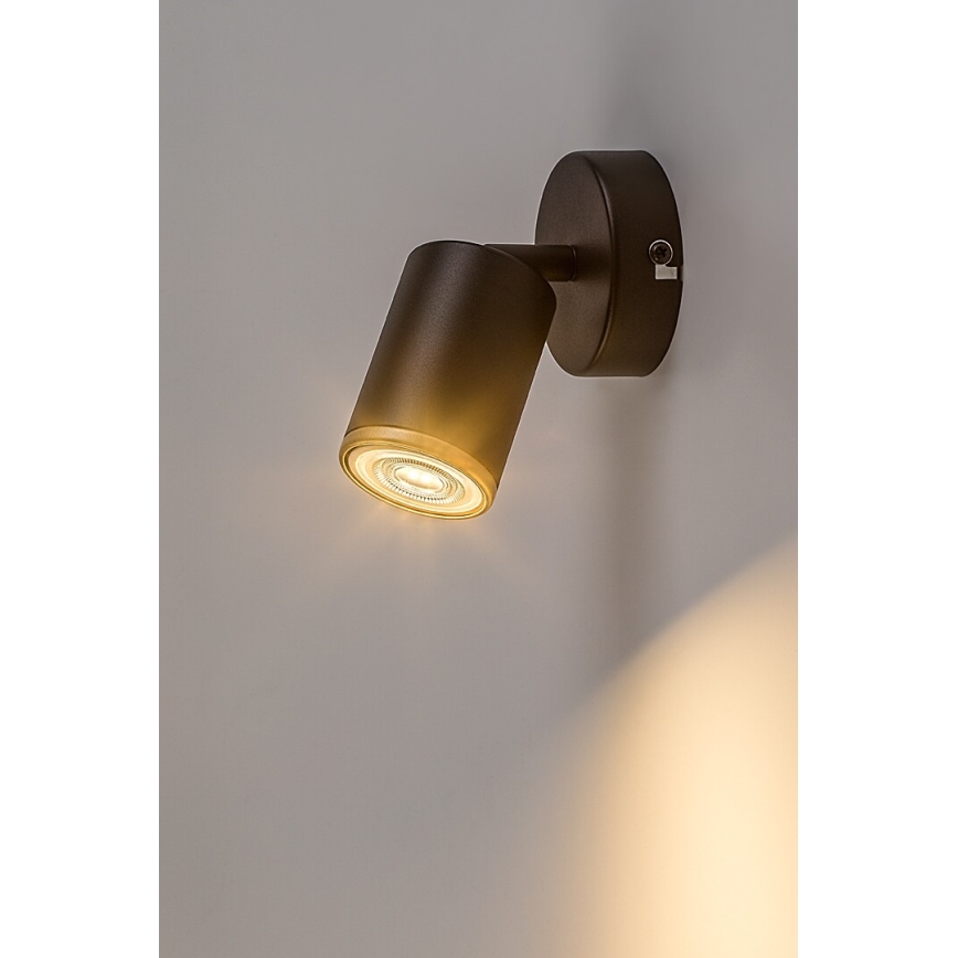Rabalux - Applique murale spot 1xGU10/15W/230V noire
