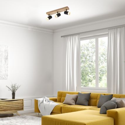 Rabalux - Spot de plafond 3xGU10/5W/230V chêne