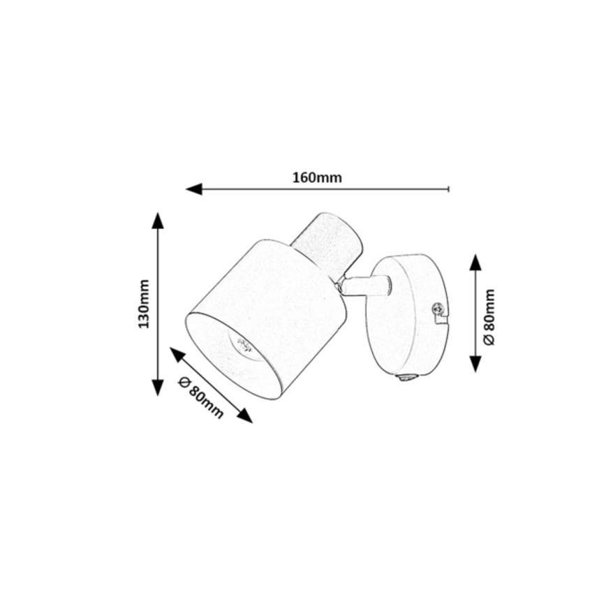 Rabalux - Applique murale orientable 1xE14/10W/230V beige