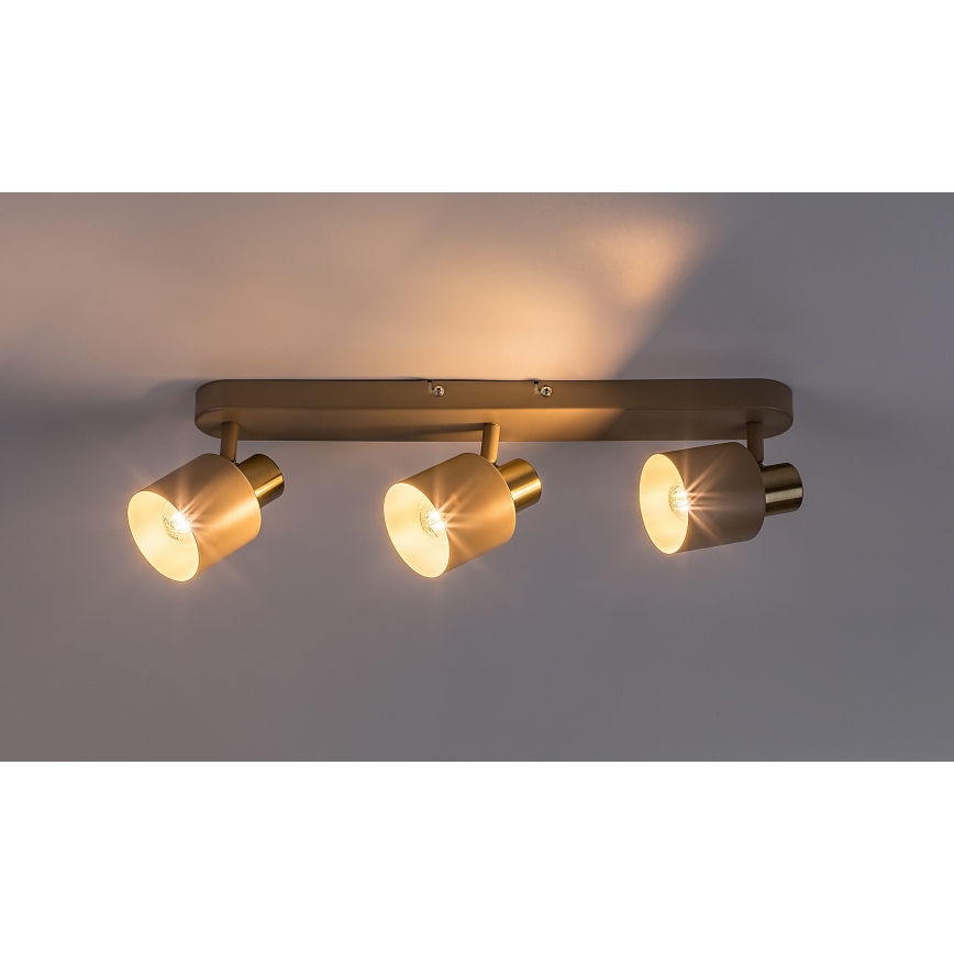 Rabalux - Spot orientable 3xE14/10W/230V beige